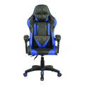 Cadeira Gamer Ursoxprex, Reclinável, Suporta Até 100kg, Ergonômica, Com Ajuste de Altura, Apoios Lombar e Cervical, Preta e Azul =  Ursoxprex