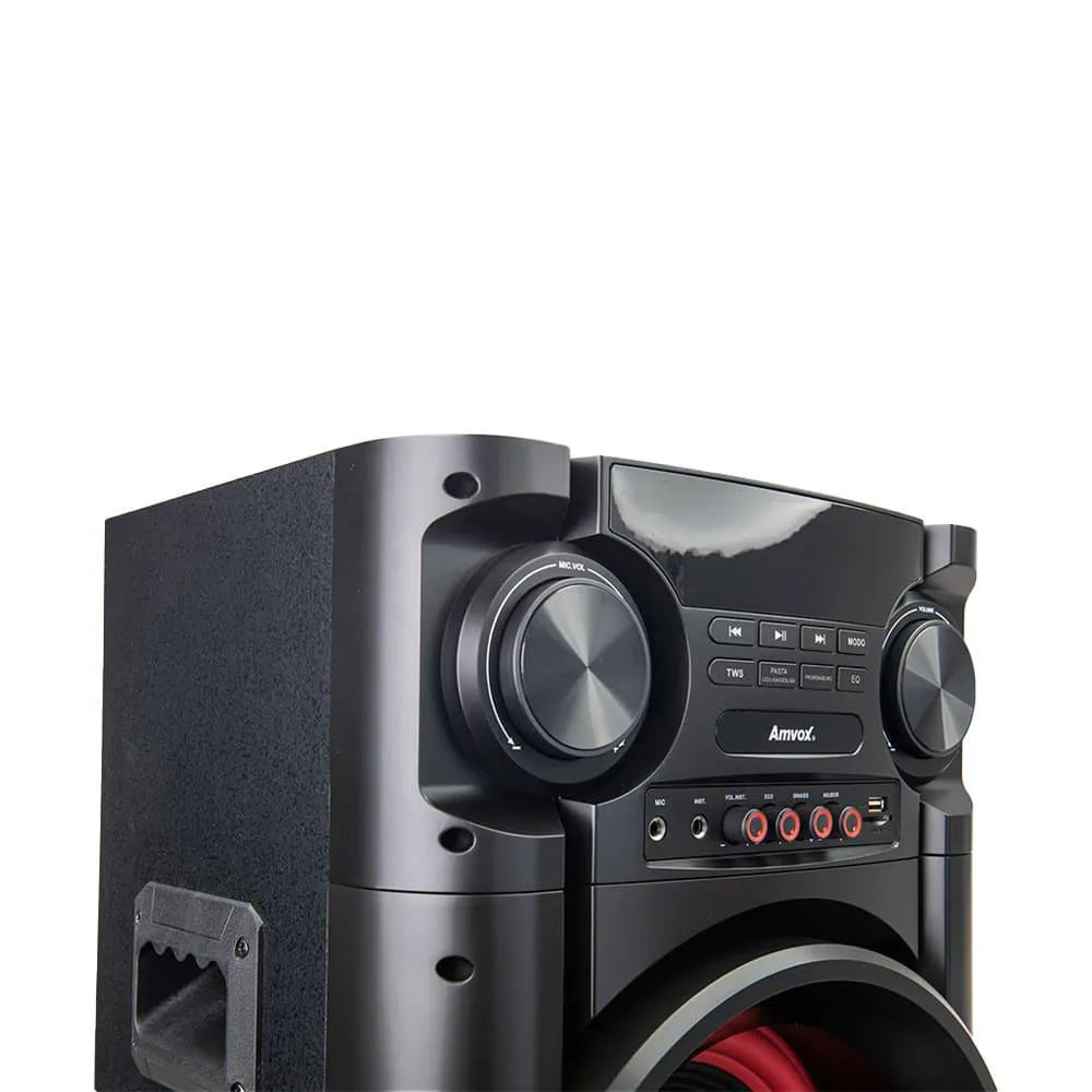 Caixa de Som Amplificada Ursoxprex 1300 NEW X, 1300W, Bluetooth, Bivolt Preta