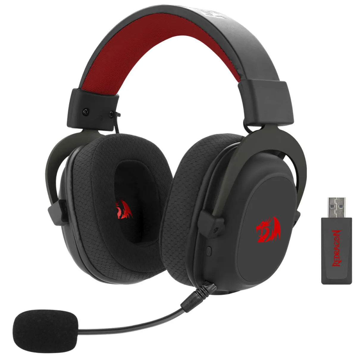Headset Gamer Redragon Pro, Sem Fio, Bluetooth, Microfone Destacável, Surround 7.1, Preto - Ursoxprex