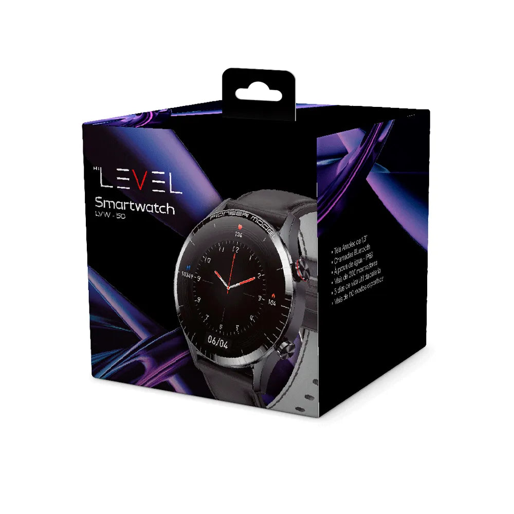 Smartwatch Premium AMOLED 1.3” - URSOXPREX Chronos Black Edition